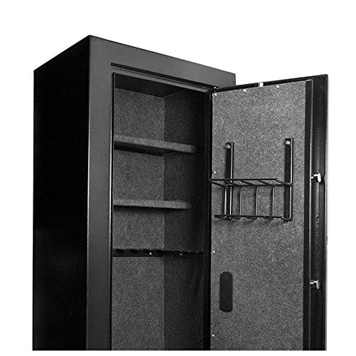 Barska Quick and Easy Access Biometric Rifles, Firearms and Long Guns Safe for Home, Removable Shelf, Optional Silent Mode, 1.83 Cubic Ft